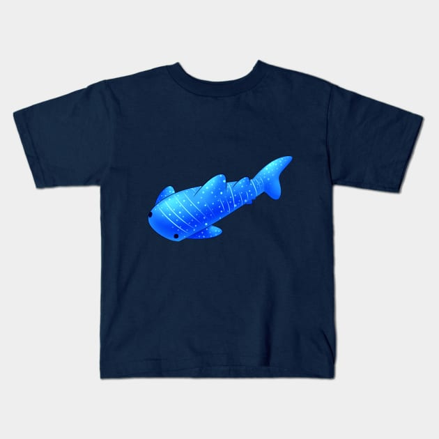 Whale Shark Kids T-Shirt by piefanart